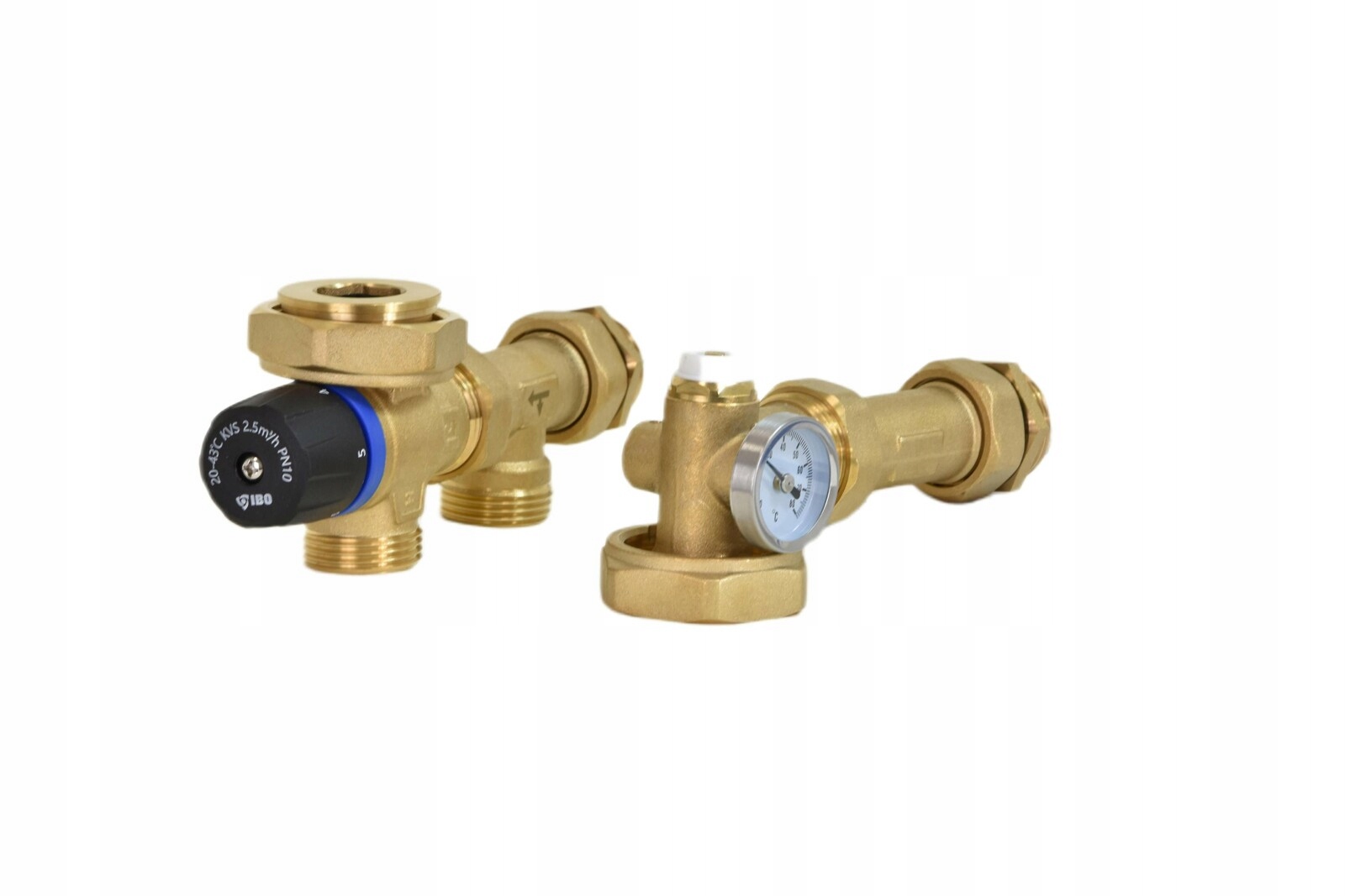 Miešacia Skupina Pre Rozdeľovač Podlahovky Bez Čerpadla Mosadzná Kvs 2,5 m3/h