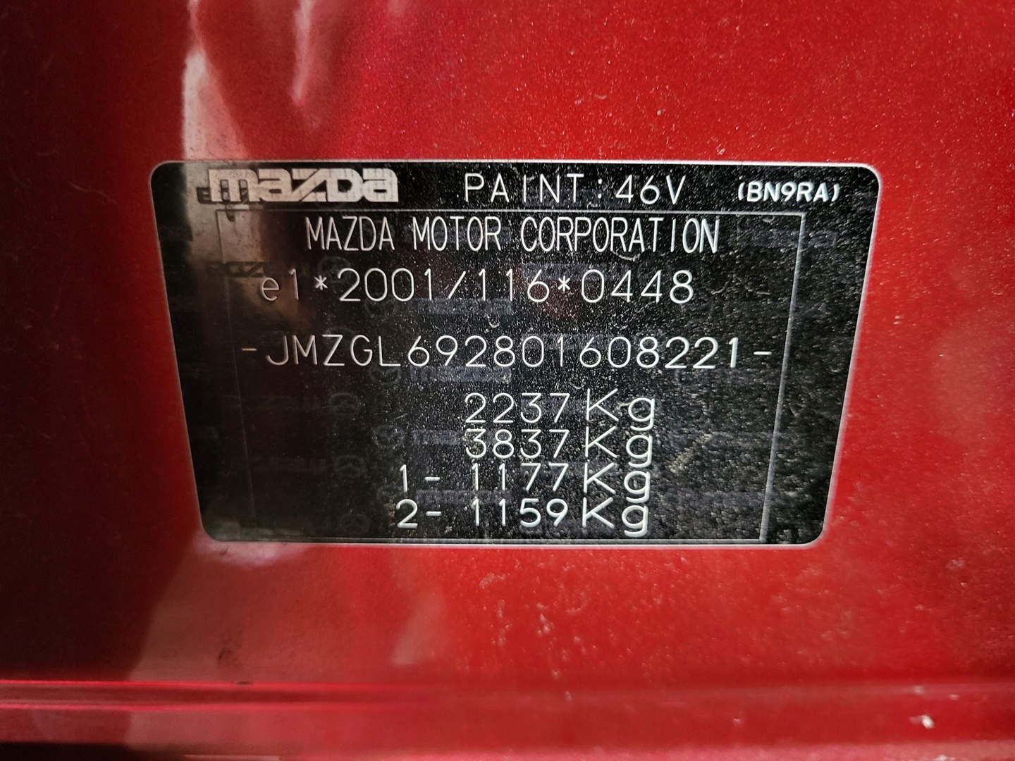 Mazda 6 III 2.2 D SHY8 engine complete 184ps Euro6 BITURBO od 18