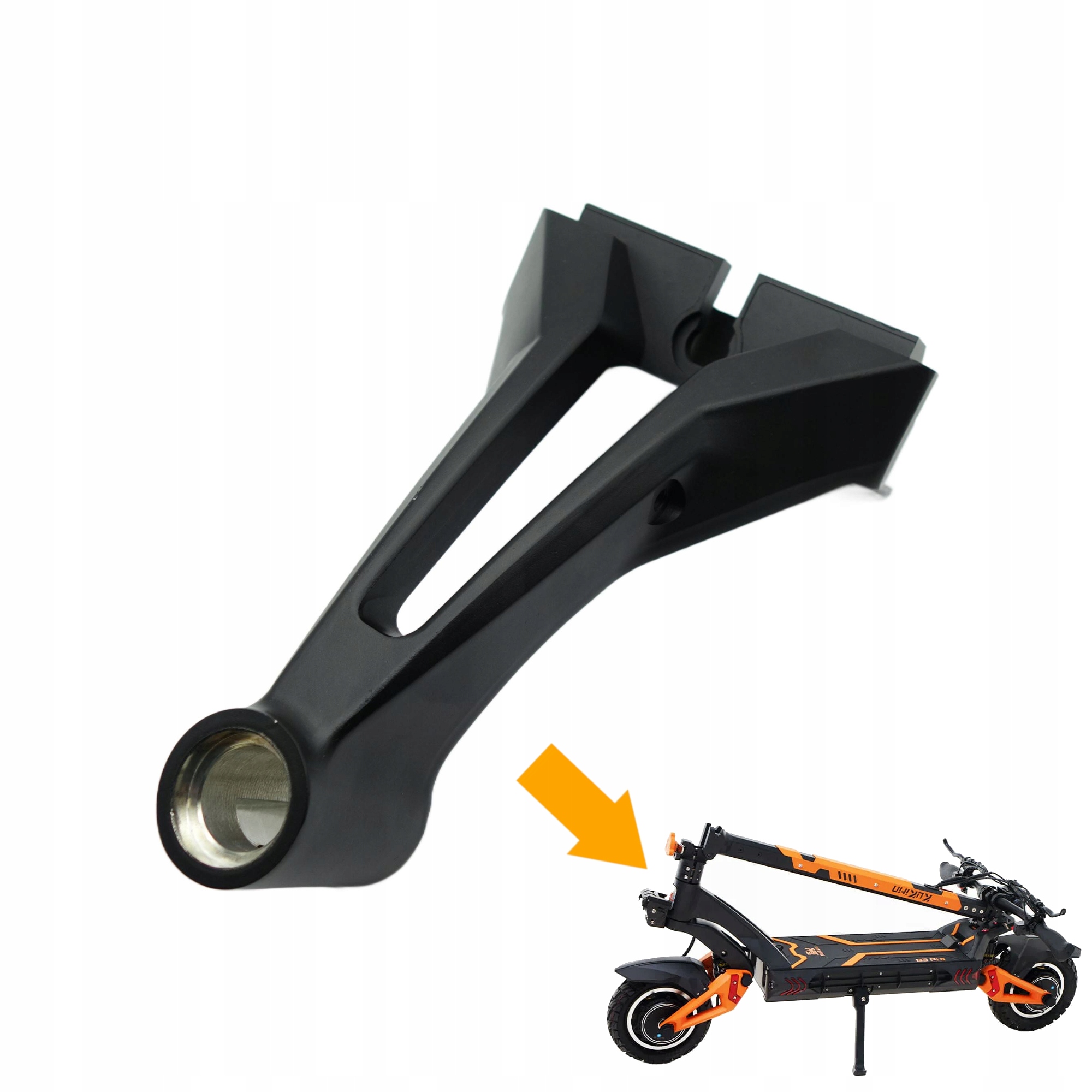 Přední část rámu s hlavou rámu pro elektrickou koloběžku KuKirin G3 Pro