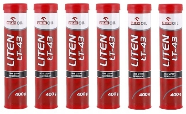 

Smar Orlen ŁT-43 Łożyskowy 400G Kartusz Towot 6SZT