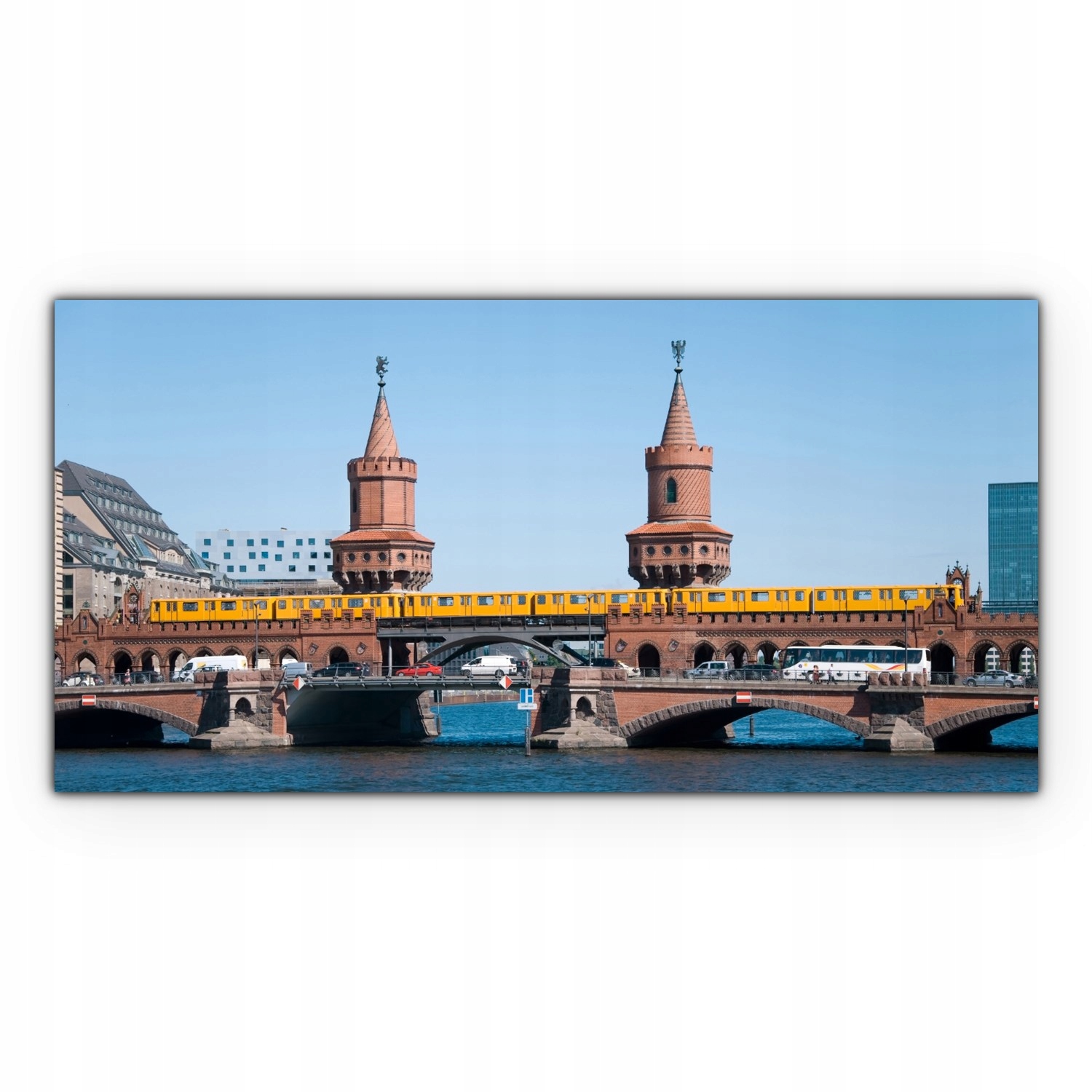 

Obraz canvas na ścianę 140x70 Most Budynki Berlin