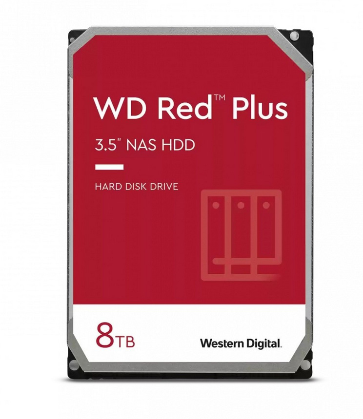 Pevný Disk pro 8TB Hdd Nas Wd Red Sata