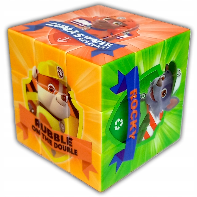 PSI PATROL Kostka 3x3 komplet bohaterów NA PREZENT Kod producenta marshall chase zuma rocky skye rubble