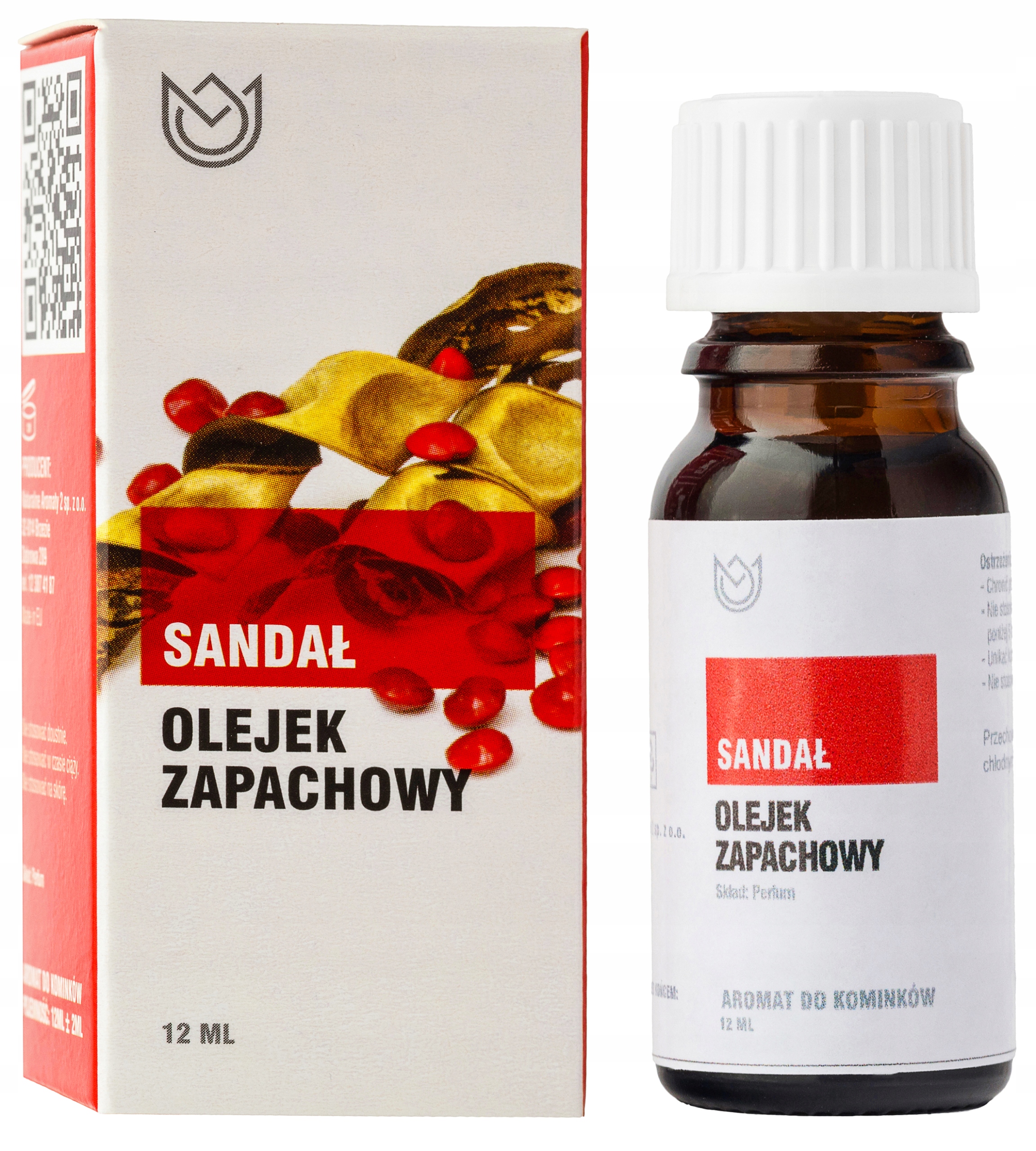 

Sandał Olejek Zapachowy 12 ml, Sandałowy
