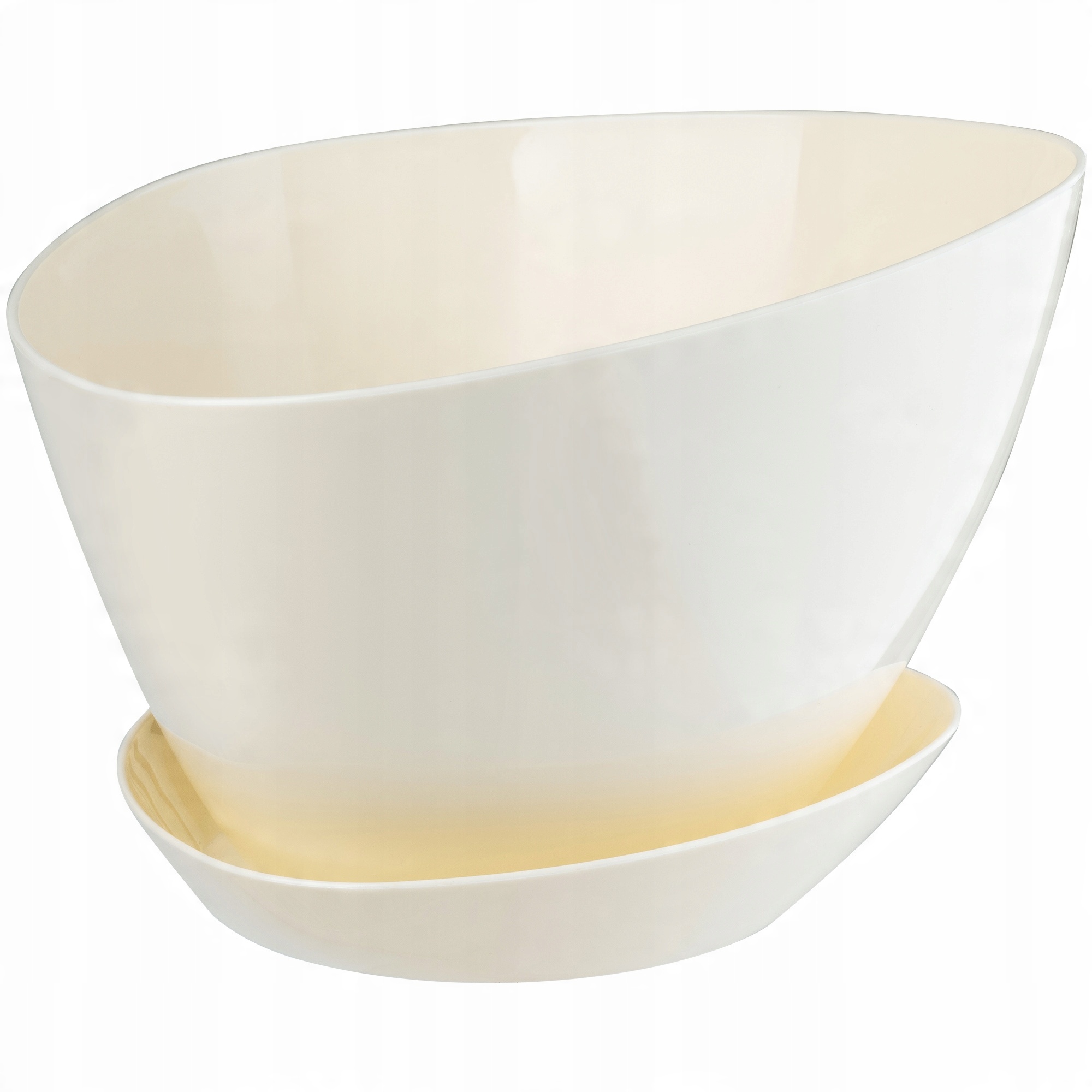 

Doniczka Osłonka Na Kwiaty Podstawka Kremowa 23cm