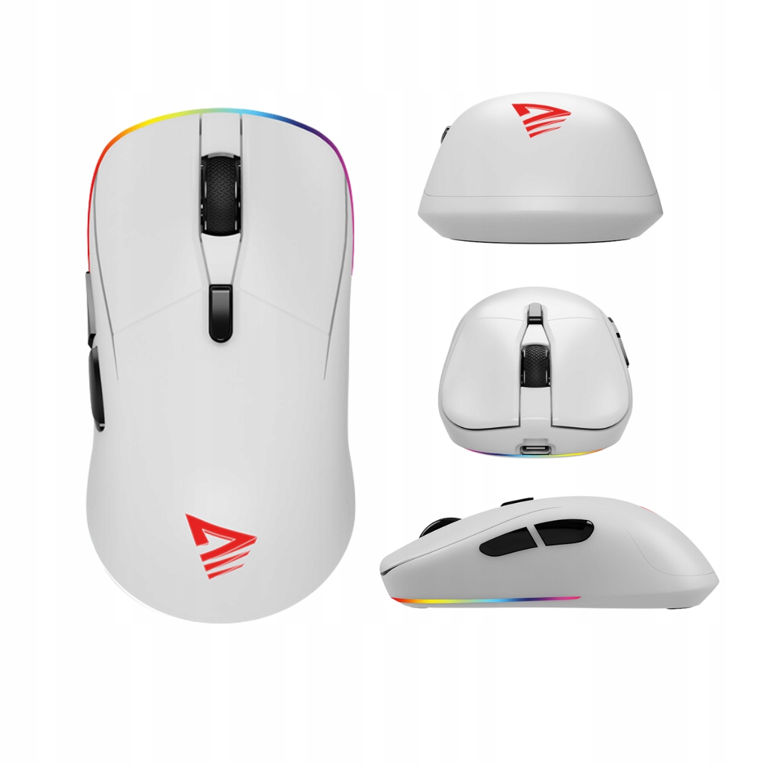 Bezdrátová myš 2,4 GHz Savio Rift optický senzor Rgb 10000 Dpi