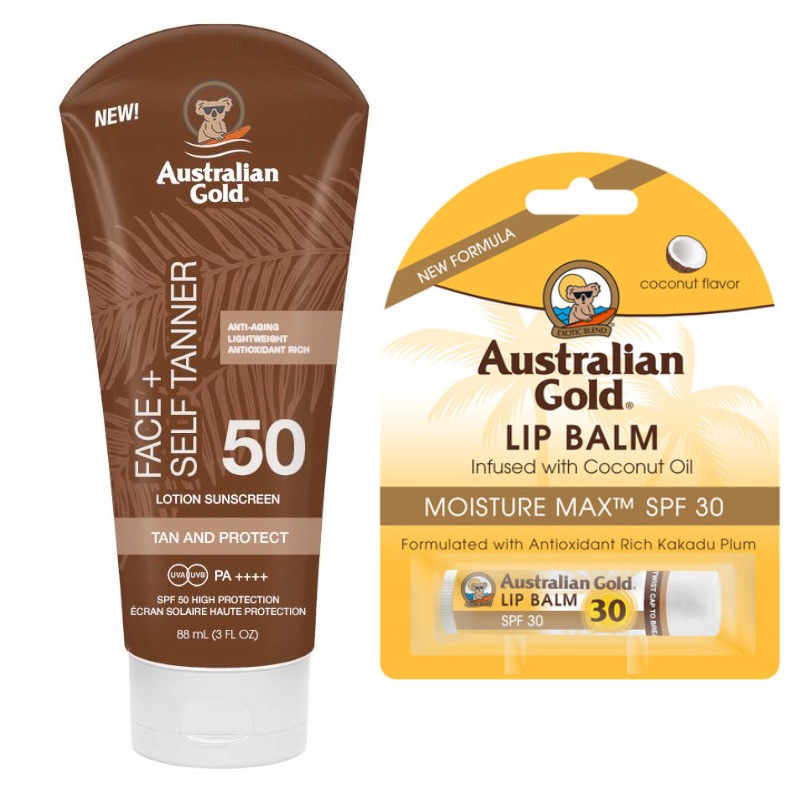 SPF50 Face Self lotion balsam do ust SPF30