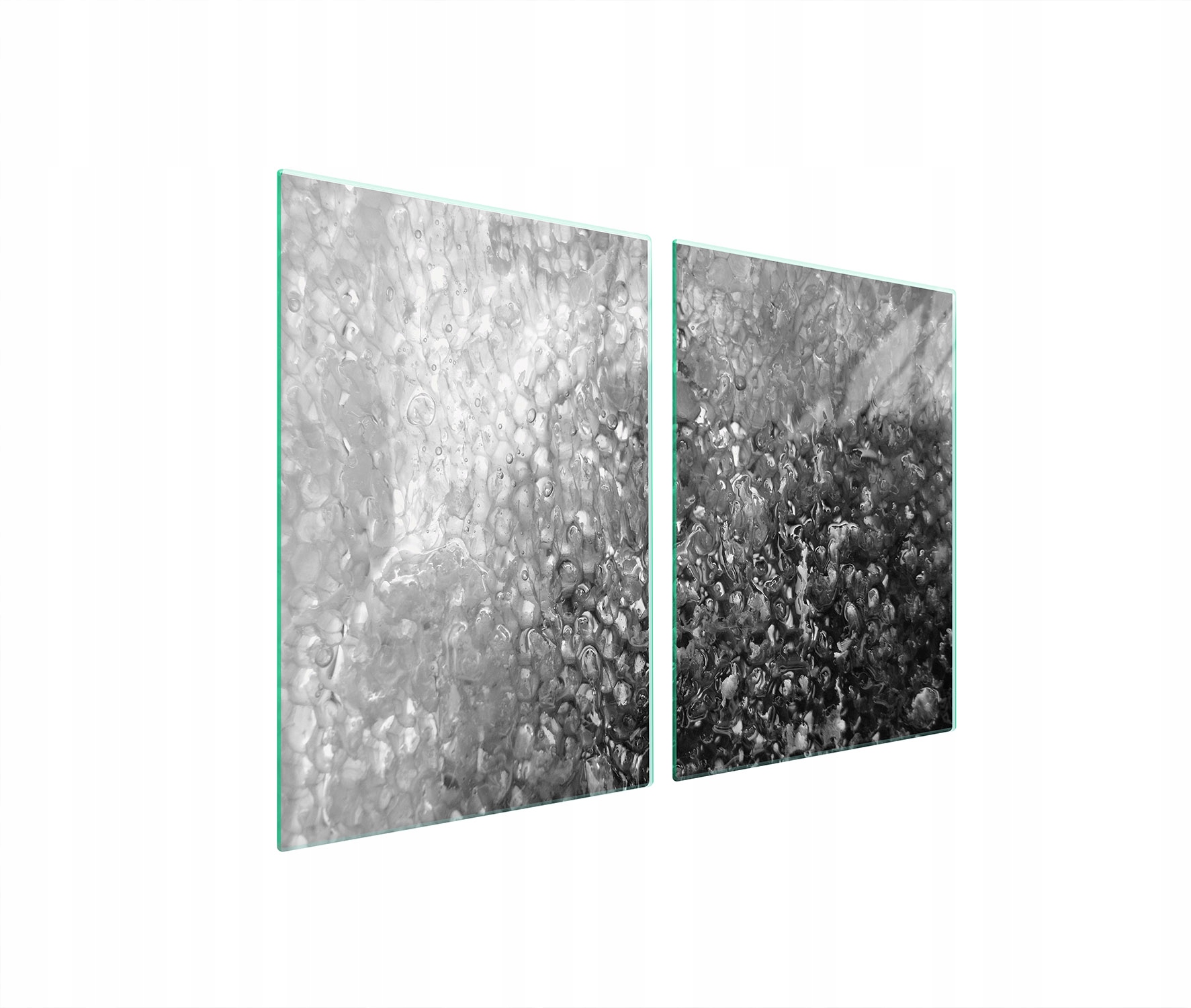 Skleněná Ochranná Deska Do Kuchyně 2x45x52 Kapky Tvrzené Sklo