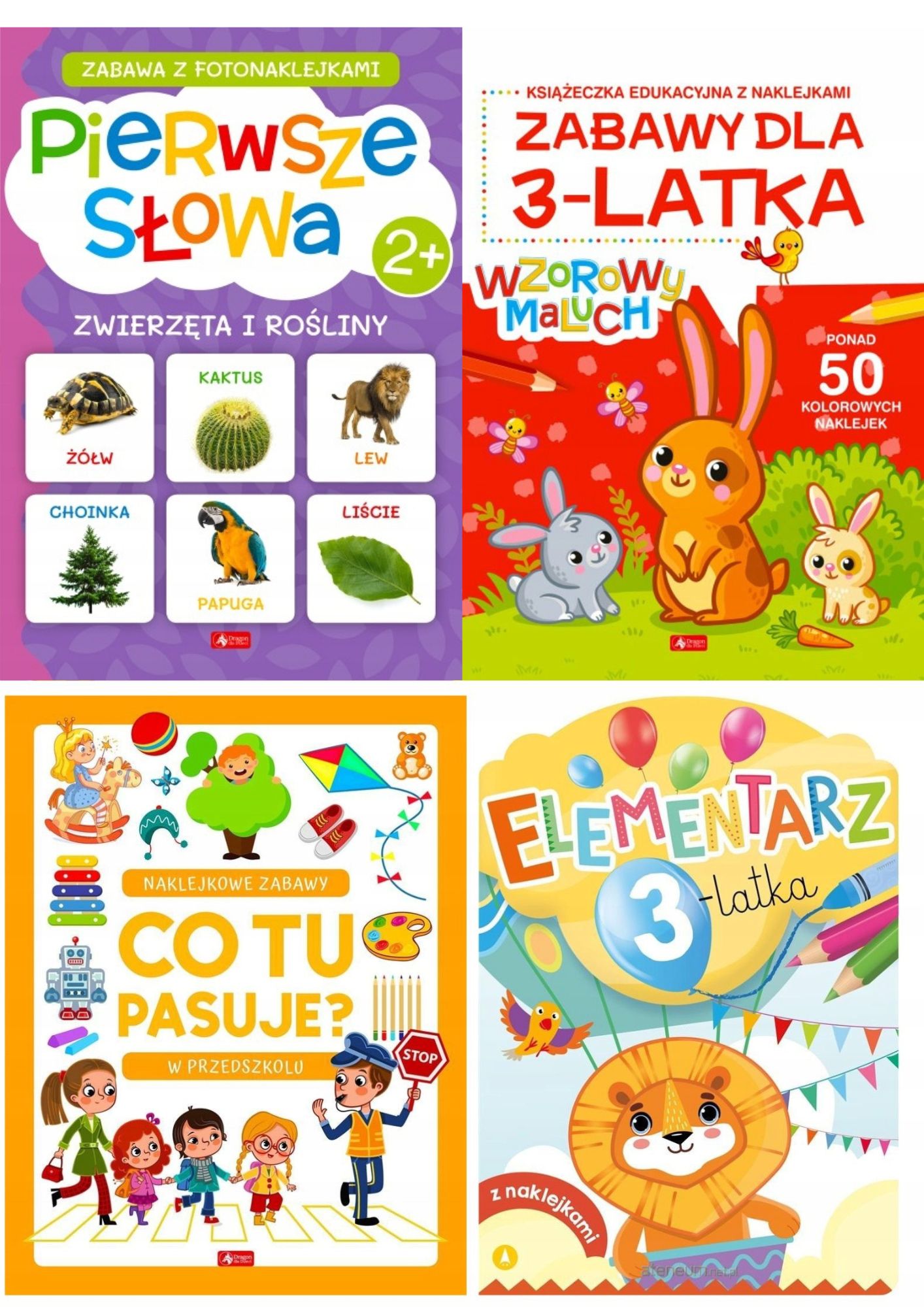 

Zestaw wzorowego 3-latka Plus Elementarz Ćwiczenia