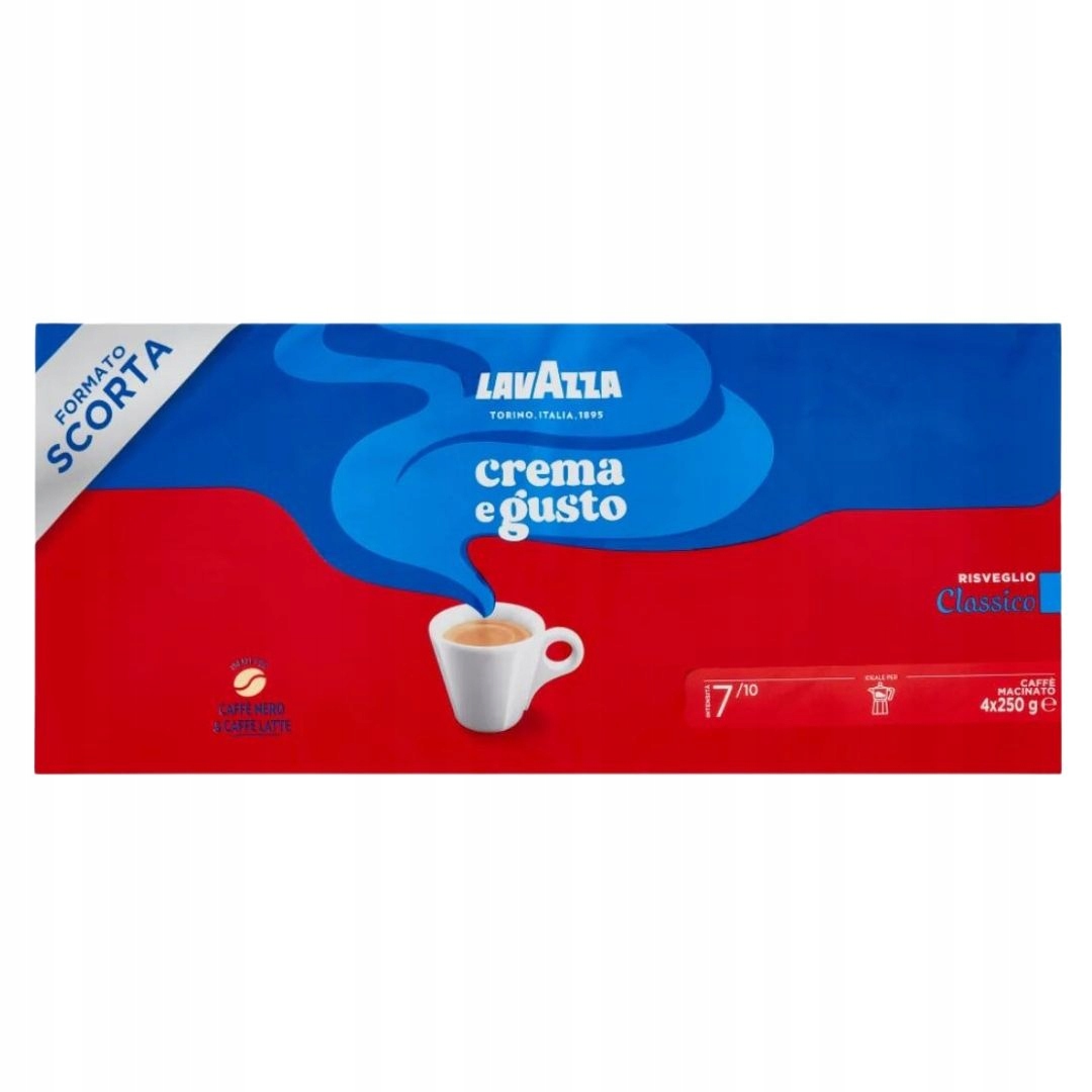 Kawa mielona Lavazza Crema e Gusto Classico 4x250g