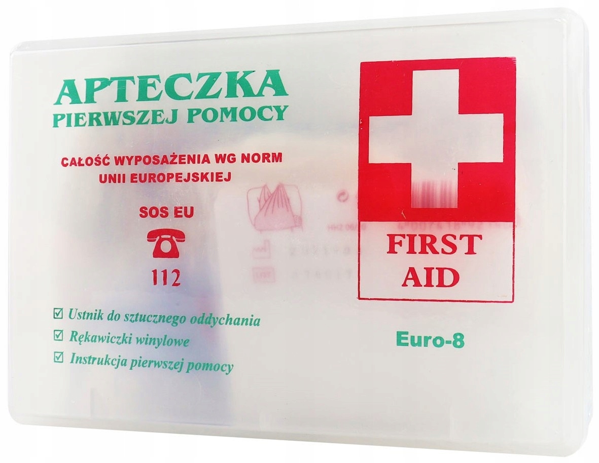 PLASTIKOWA APTECZKA SAMOCHODOWA EURO 8+USTNIK Producent Godmar