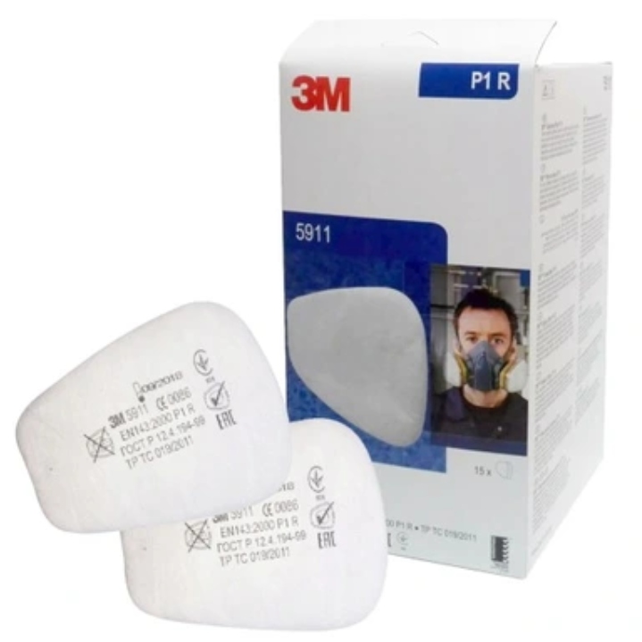 

3M 5911 P1 R Filtr Przeciwpyłowy do Maski 3M 30szt