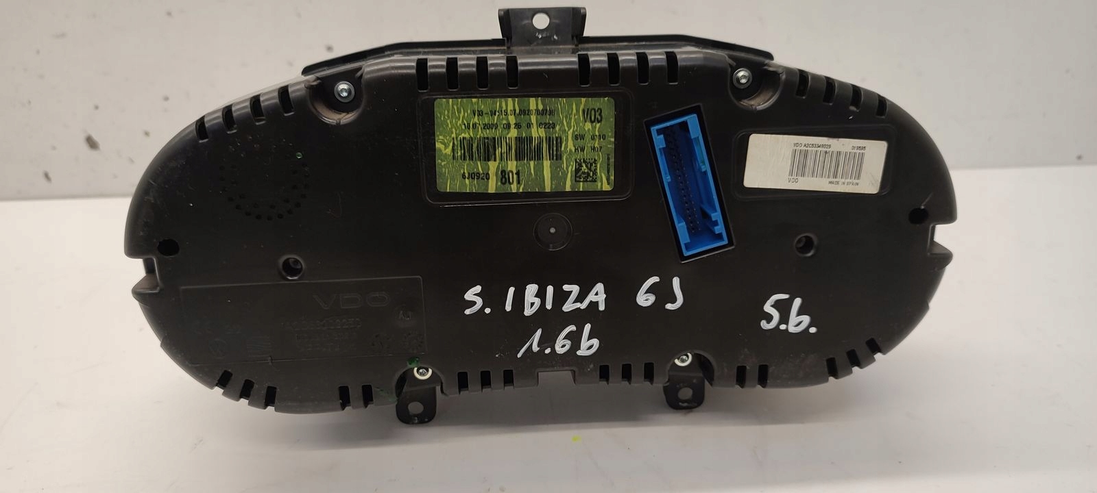 dials Seat Ibiza 6J 1,6 16V