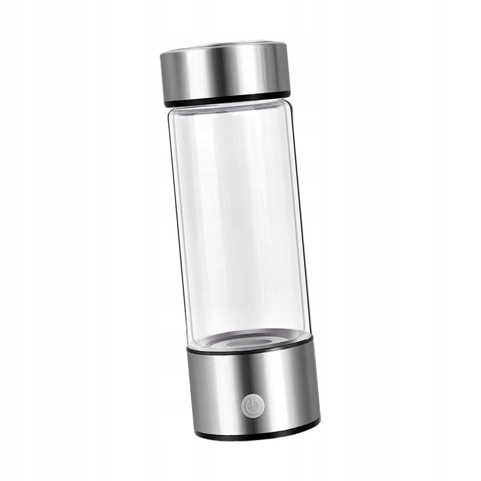 Zewnętrzna butelka na wodę 420 ml USB Lekki zewnętrzny generator wody, srebrny