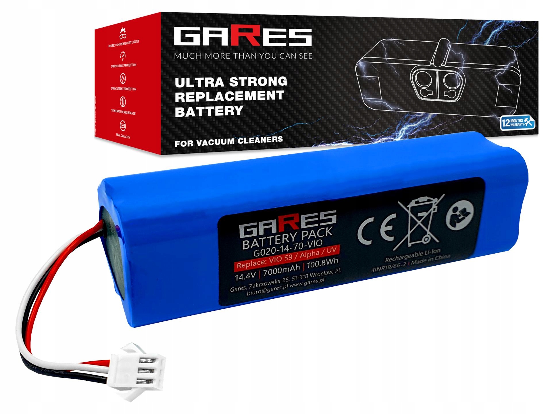 Baterie Akumulátor pro Neabot N2 14,4V 7Ah