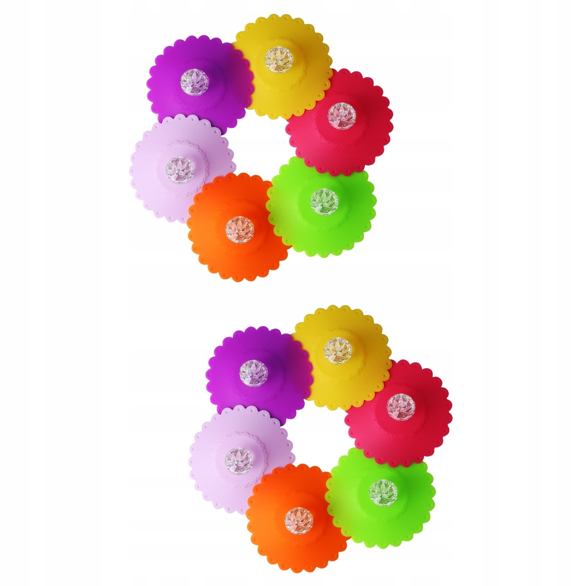 SILIKONOWE POKRYWKI NA FILIŻANKI GORĄCYCH NAPOJÓW SZKLANKA DO KAWY 2 SZT Rodzaj inny