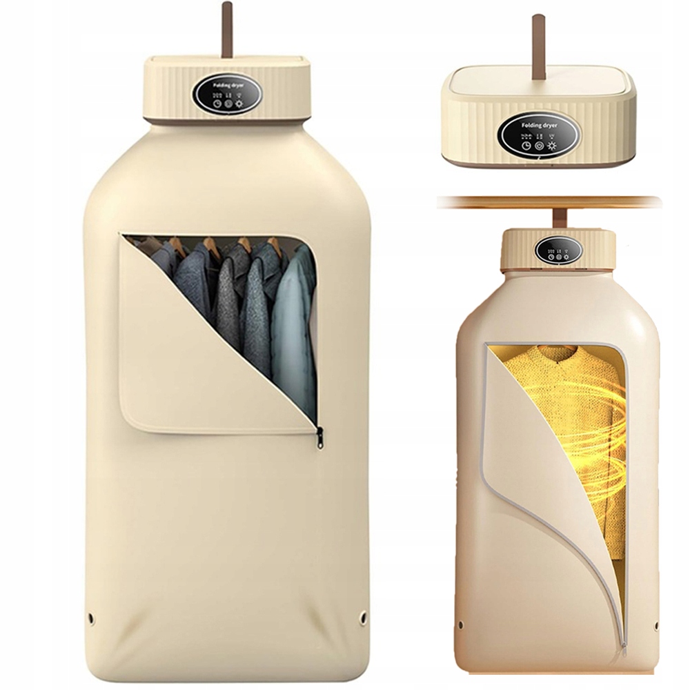Levně Praktická, Přenosná Malá Skládací Sušák O Výkonu 600 W S Uv Dezinfekcí
