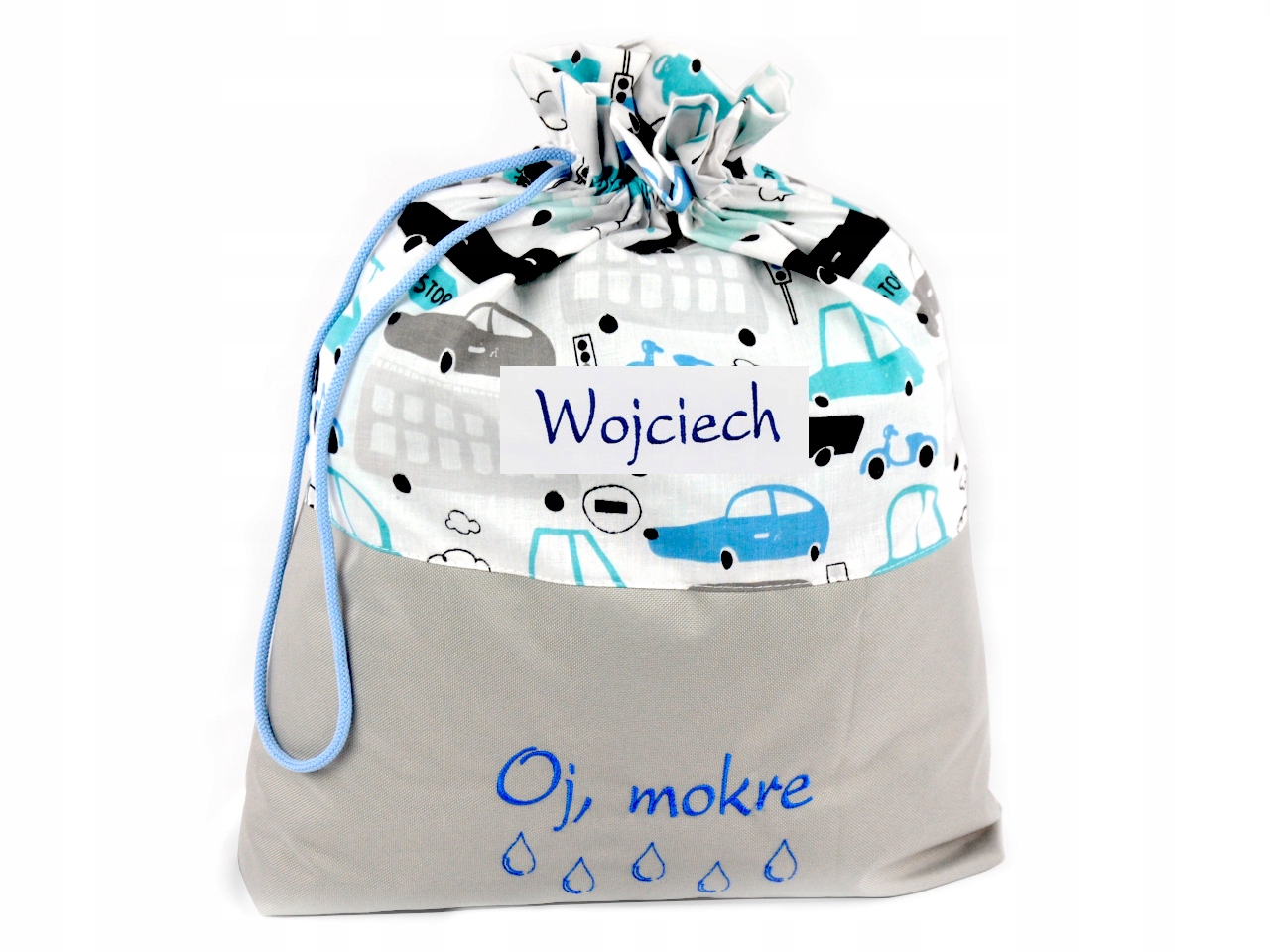 

Worek nieprzemakalny na ubrania do żłobka haft