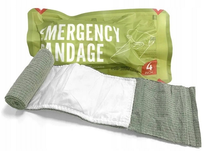 Opatrunek osobisty wojskowy bandaż izraelski 10cm FDA CE