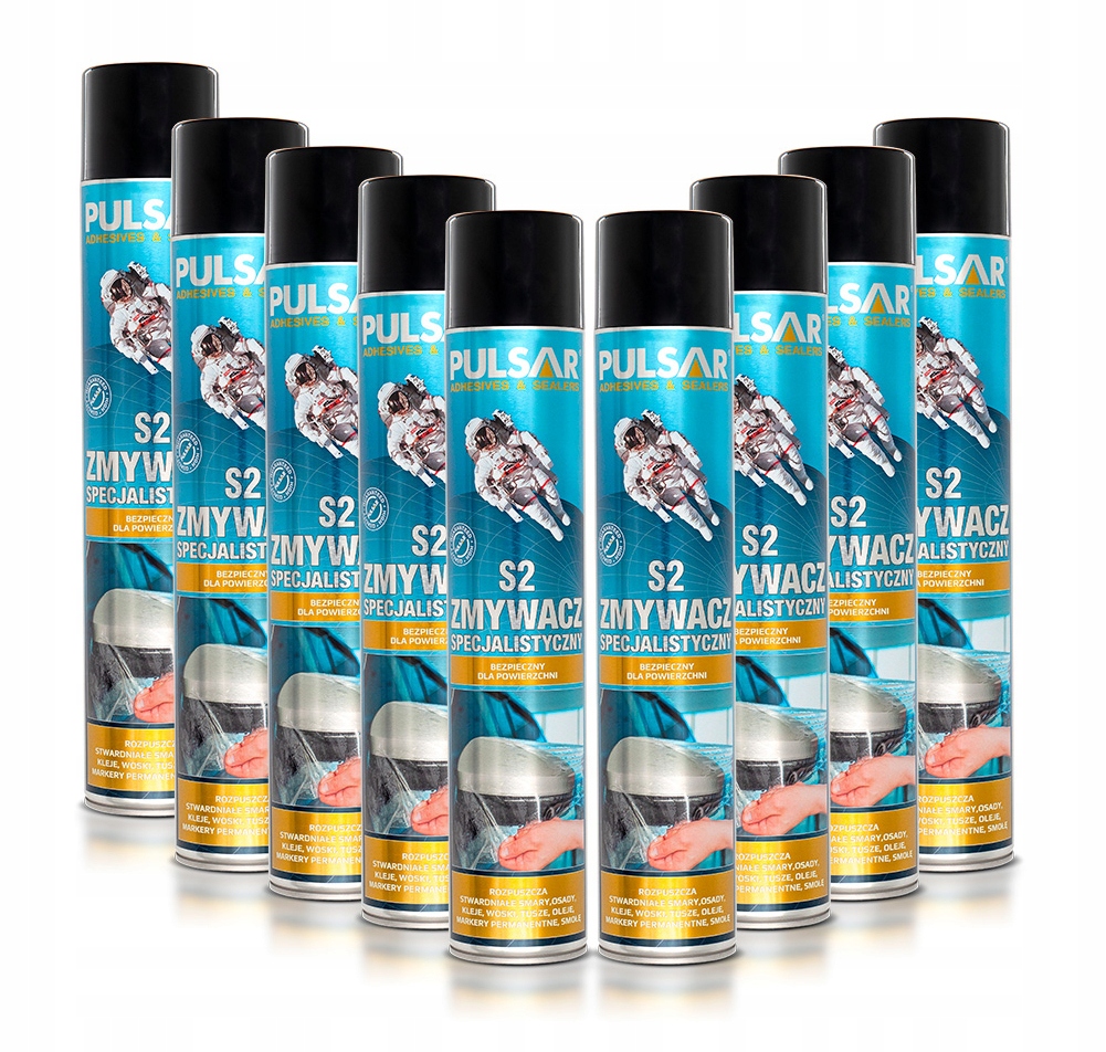 PULSAR S2 пластиковое средство для удаления 750 мл x9