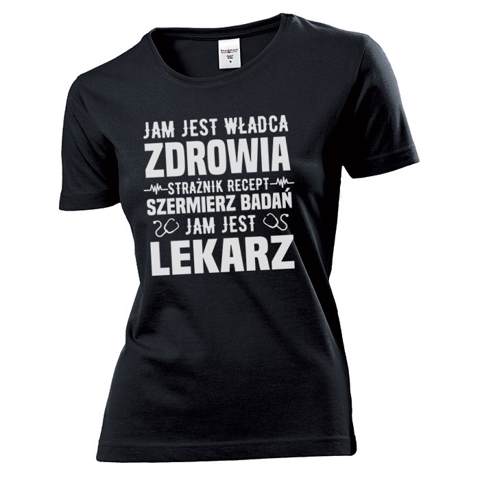 

Koszulka damska Jam jest Lekarz XXL