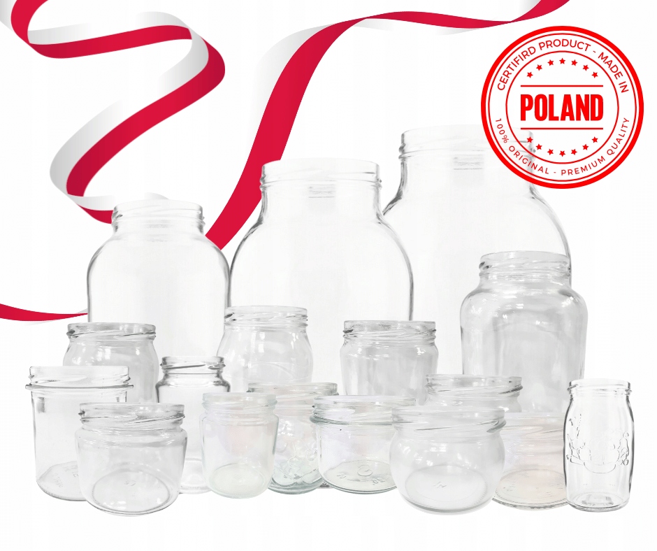 Słoiki 235ml słoiczki na dżem przyprawy deserki konfitury 10szt. 82mm PZH Pojemność 0.235 l
