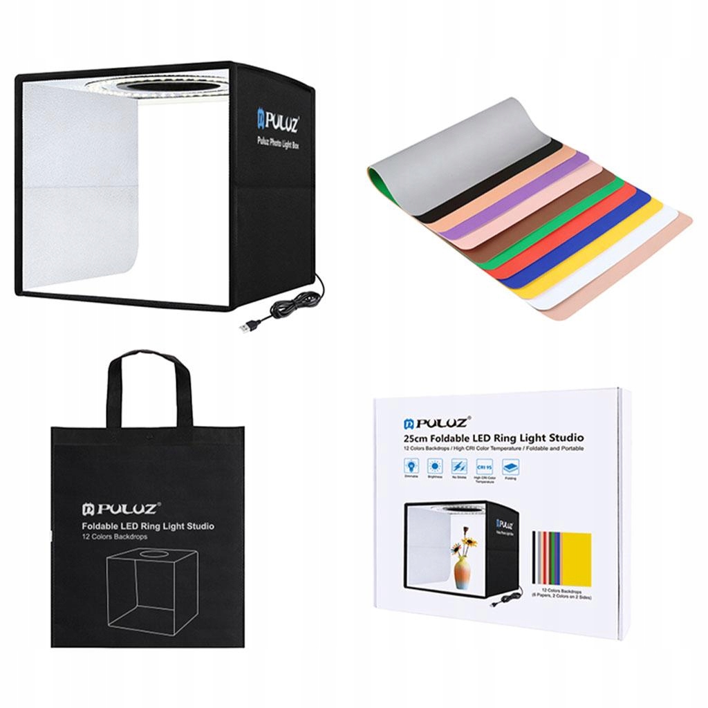 Mini Photo Box Wbudowane światło Model Photo-Box Booth Photography Light Namiotowy zestaw