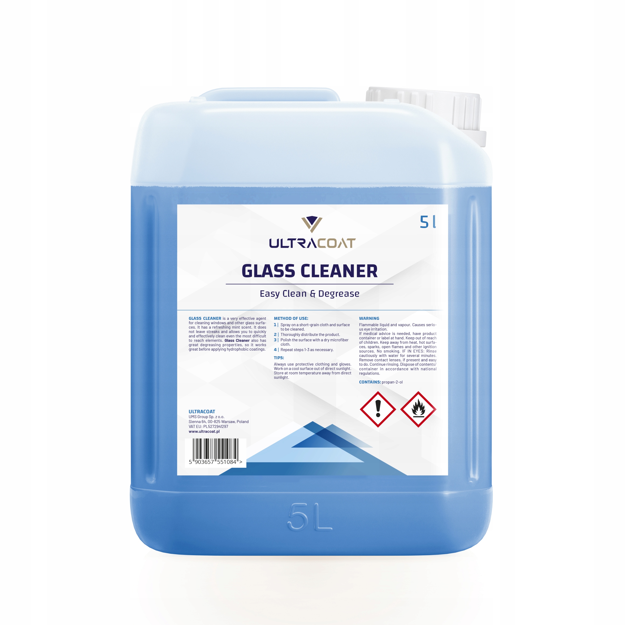 ULTRACOAT Glass Cleaner 500 мл жидкость для стекла