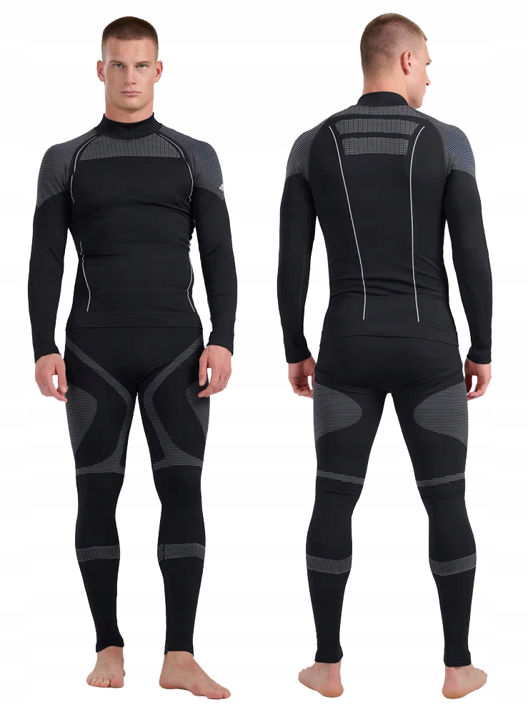 4F Komplet Ciepła Męska Bielizna Termoaktywna Koszulka Spodnie rozm L/XL