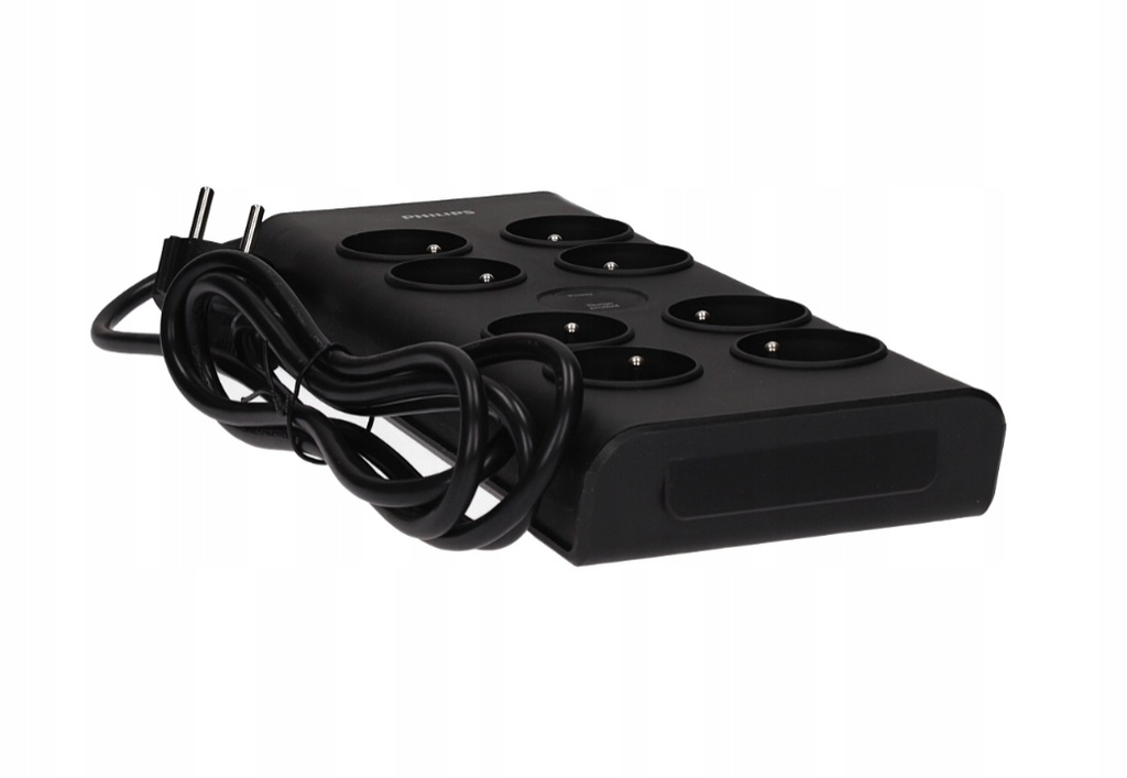 PRZEDŁUŻACZ PHILIPS 8 GNIAZD LISTWA ZASILAJĄCA ANTYPRZEPIĘCIOWA CZARNA 2M Rodzaj listwa przeciwprzepięciowa