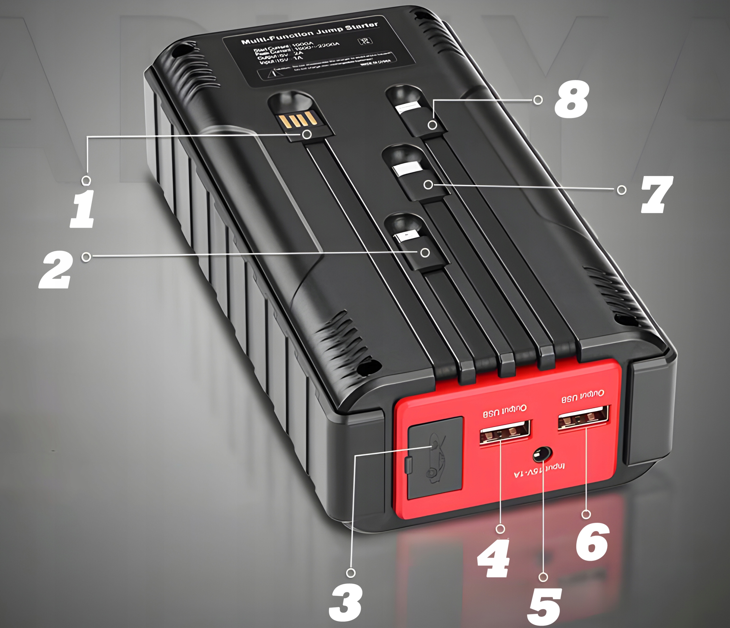 BOOSTER ROZRUCH 20000mAh JUMP STARTER BOOSTER 12V Marka Blow