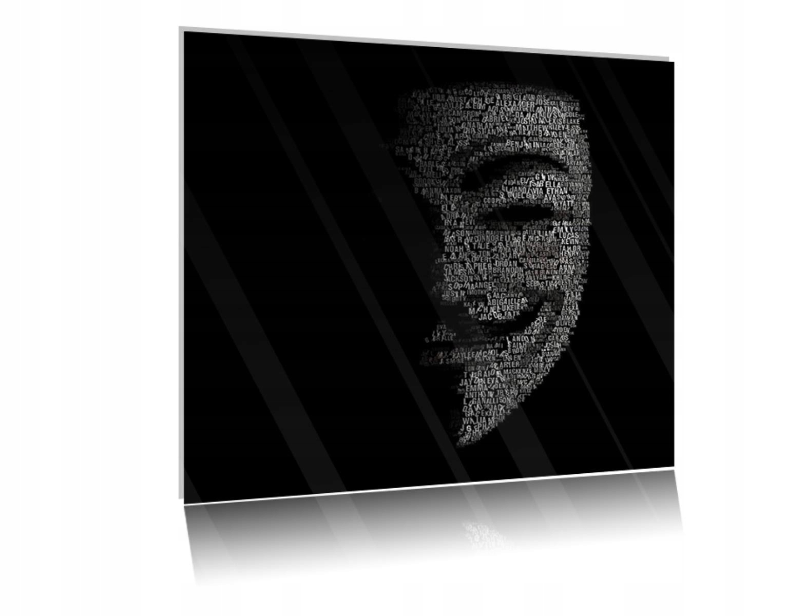 

Obraz szklany na szkle Anonymous 02 30x30