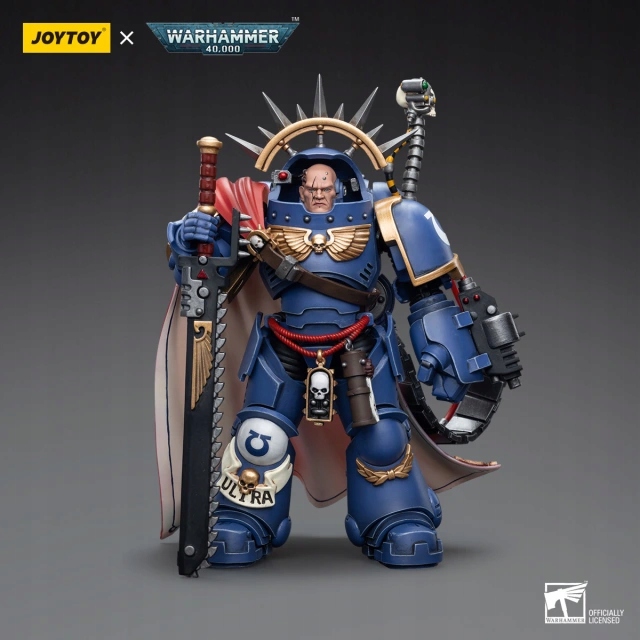 Warhammer 40k Action Figure 1/18 Ultrama rines Captain v Gravis Armour