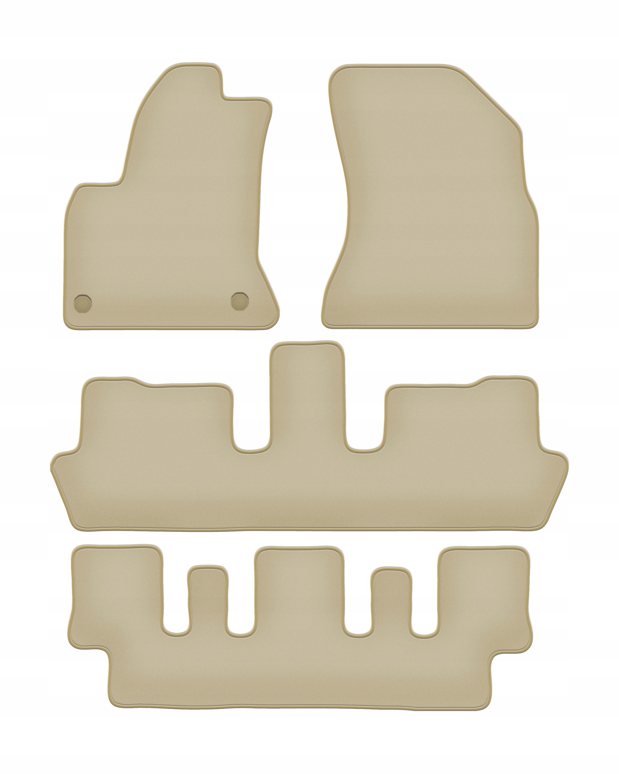 Velúrové koberčeky Premium pre: Citroen C4 Grand Picasso 7 osôb (2006-2013)