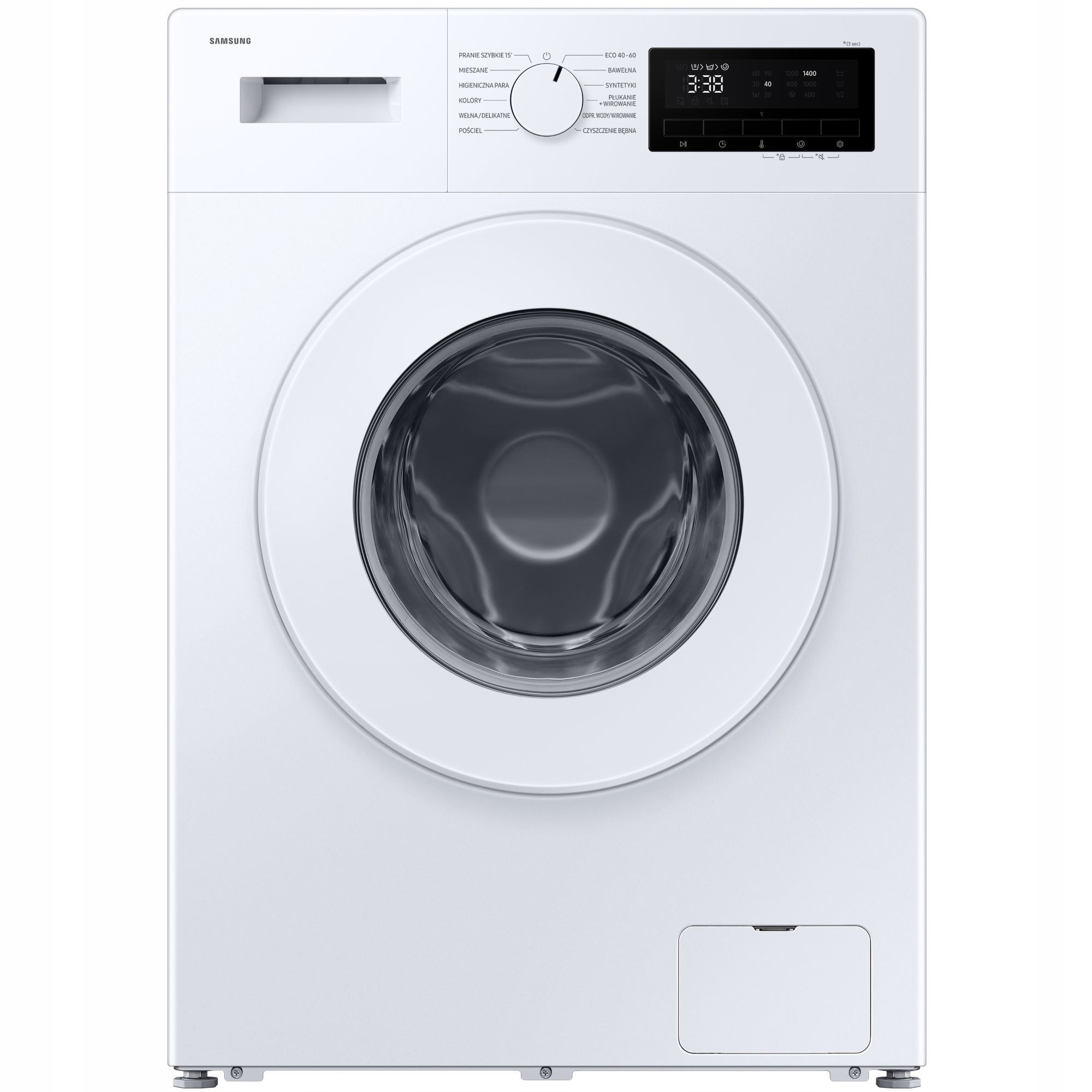 Pralka Samsung WW80FG3M05TWEO Slim 8 kg 1400 obr/min 76 dB biały