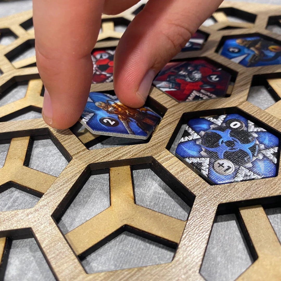 Plansza gry do Neuroshima Hex - mini HDF wenge Nazwa Plansza gry do Neuroshima Hex - mini HDF wenge