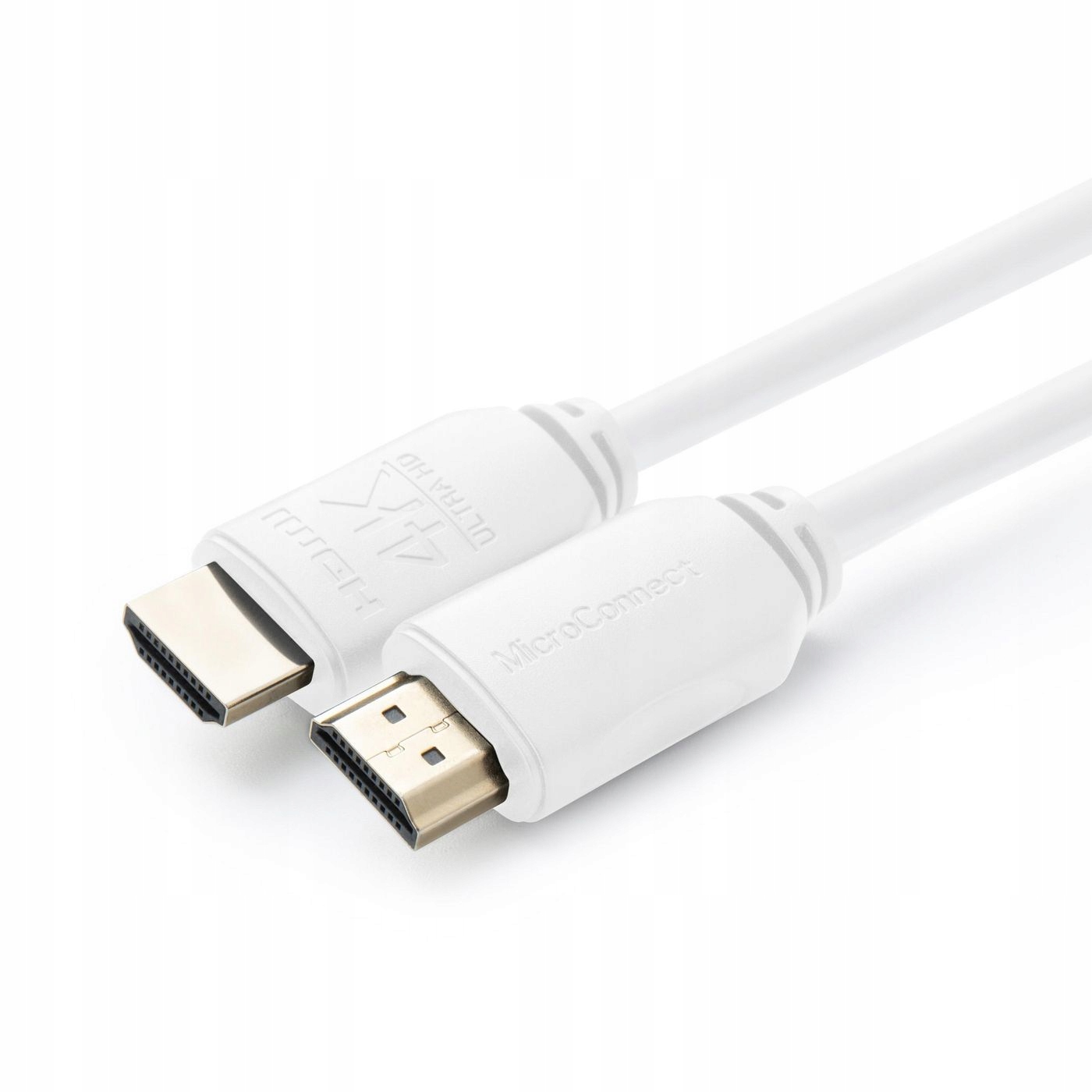 Kabel MicroConnect Hdmi 4K, 10 m bílý