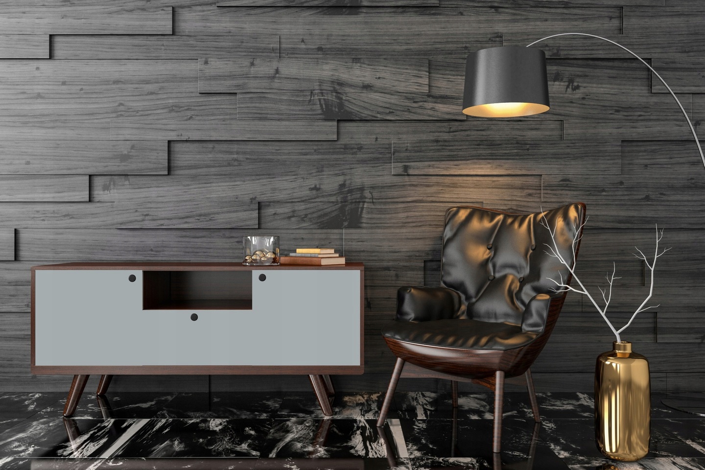 OKLEINA MEBLOWA SAMOPRZYLEPNA 45x50 SZARY MAT Motyw Brak