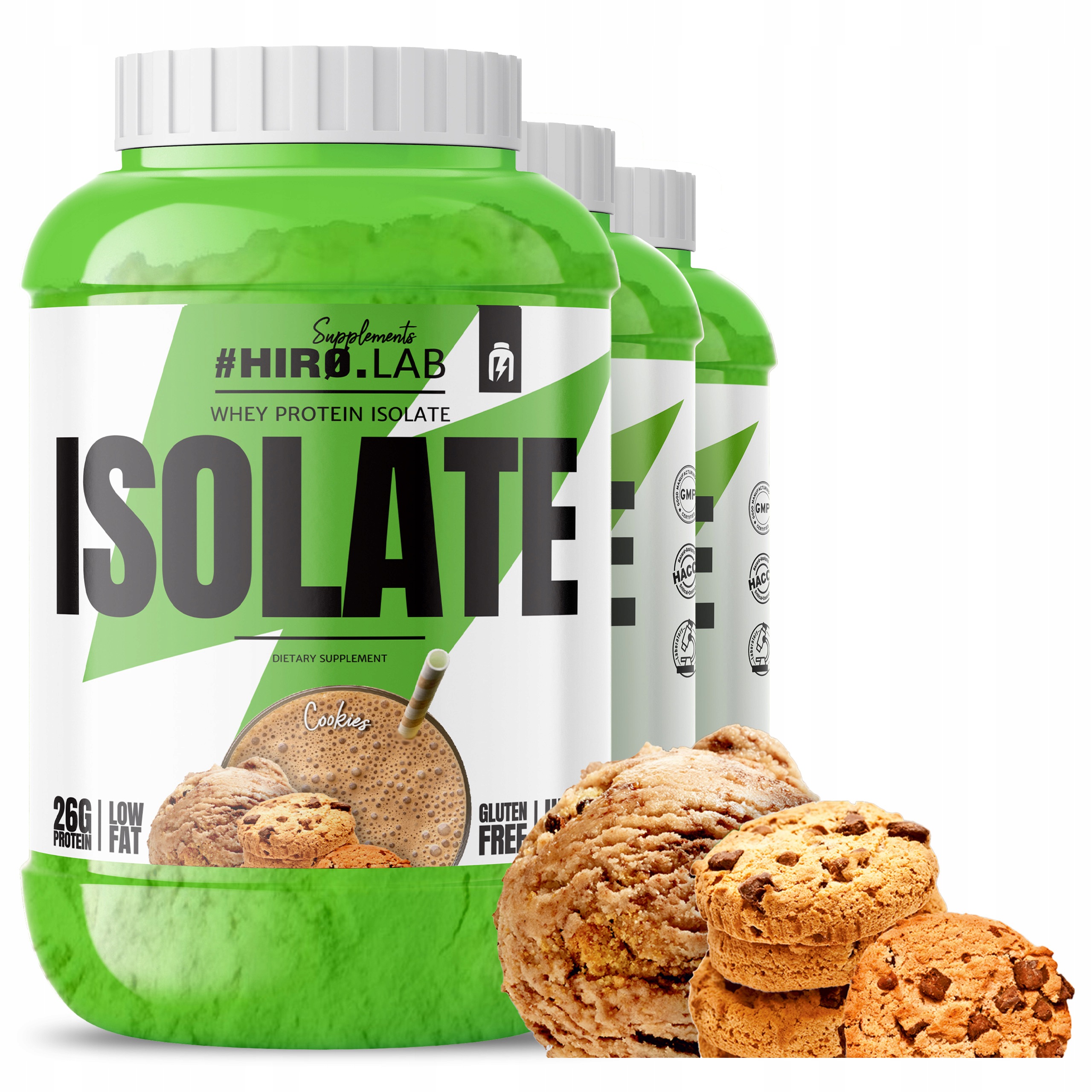 3x Protein Wpi Whey Protein Isolate Izolát Protein 1800 g Sušenky