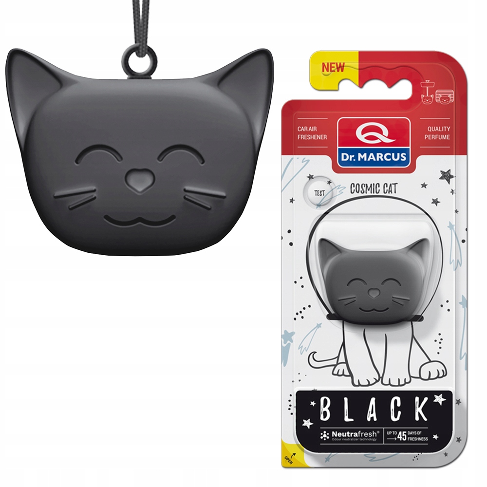 Dr Marcus Cosmic Cat Black Zapach Do Auta Zawieszka Na Kratkę