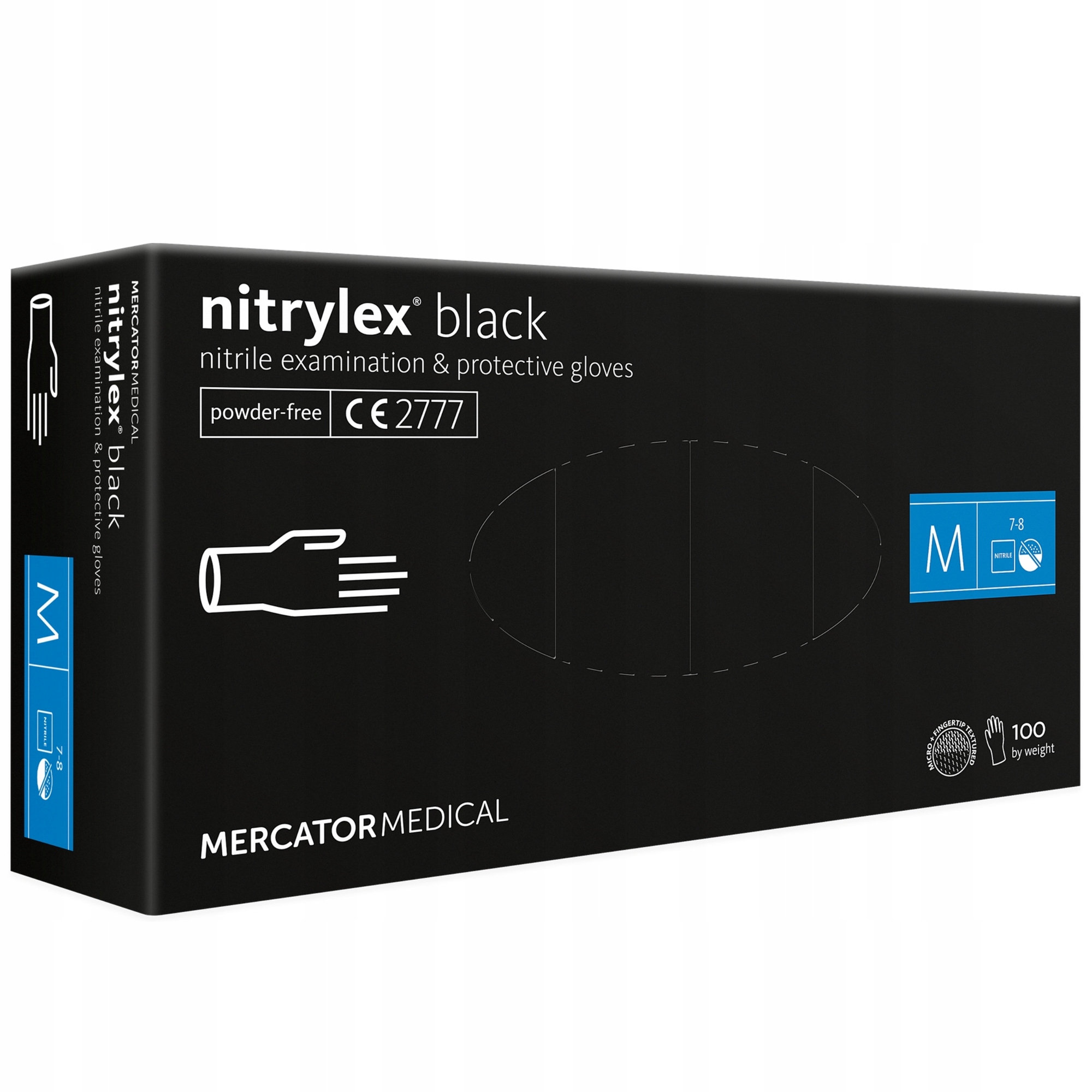 

Nitrylex Black rękawiczki nitrylowe jednorazowe M