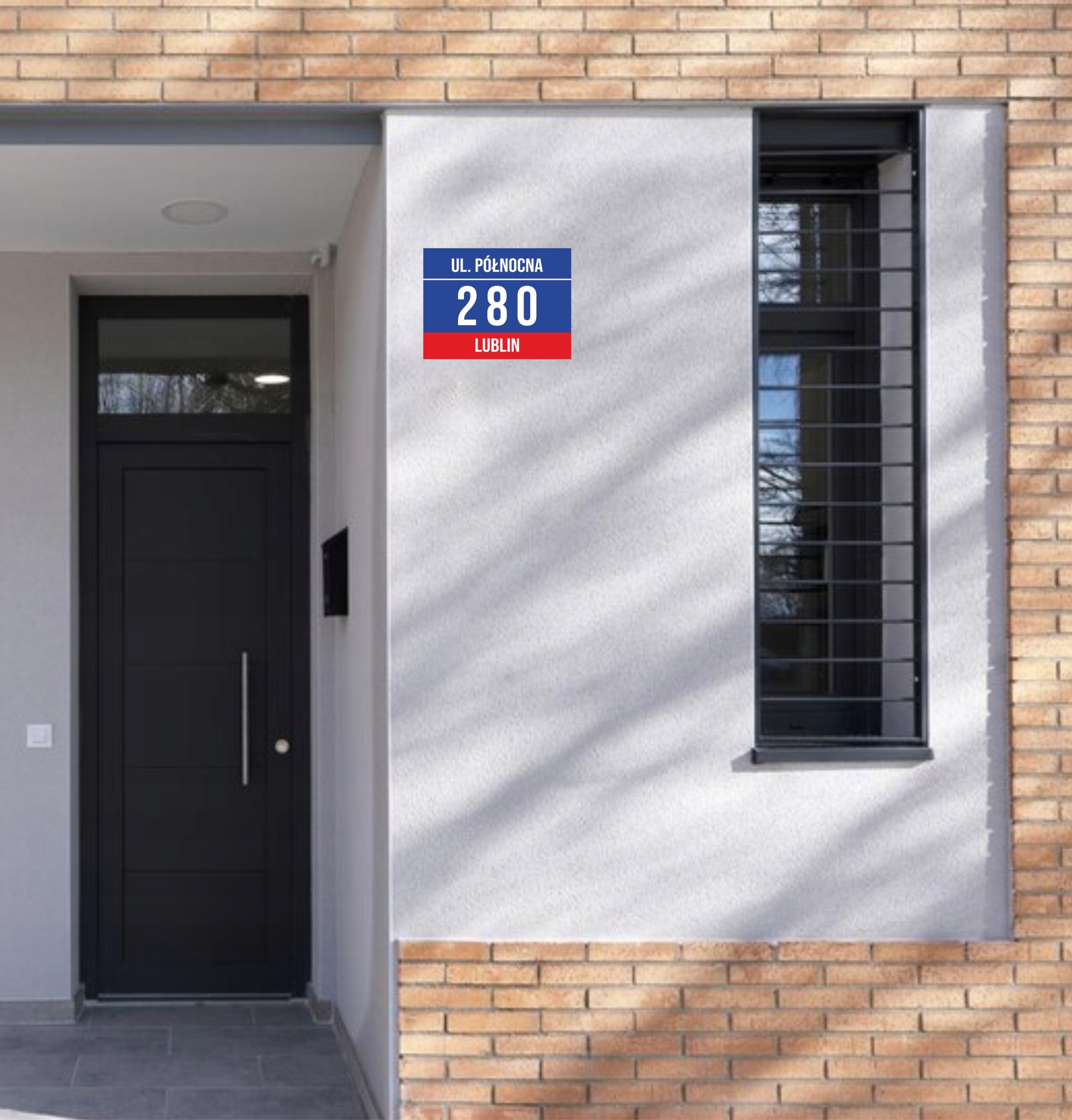 Tabliczka ADRESOWA Numer DOMU 40x30 cm PCV Numer DOMU Marka inna