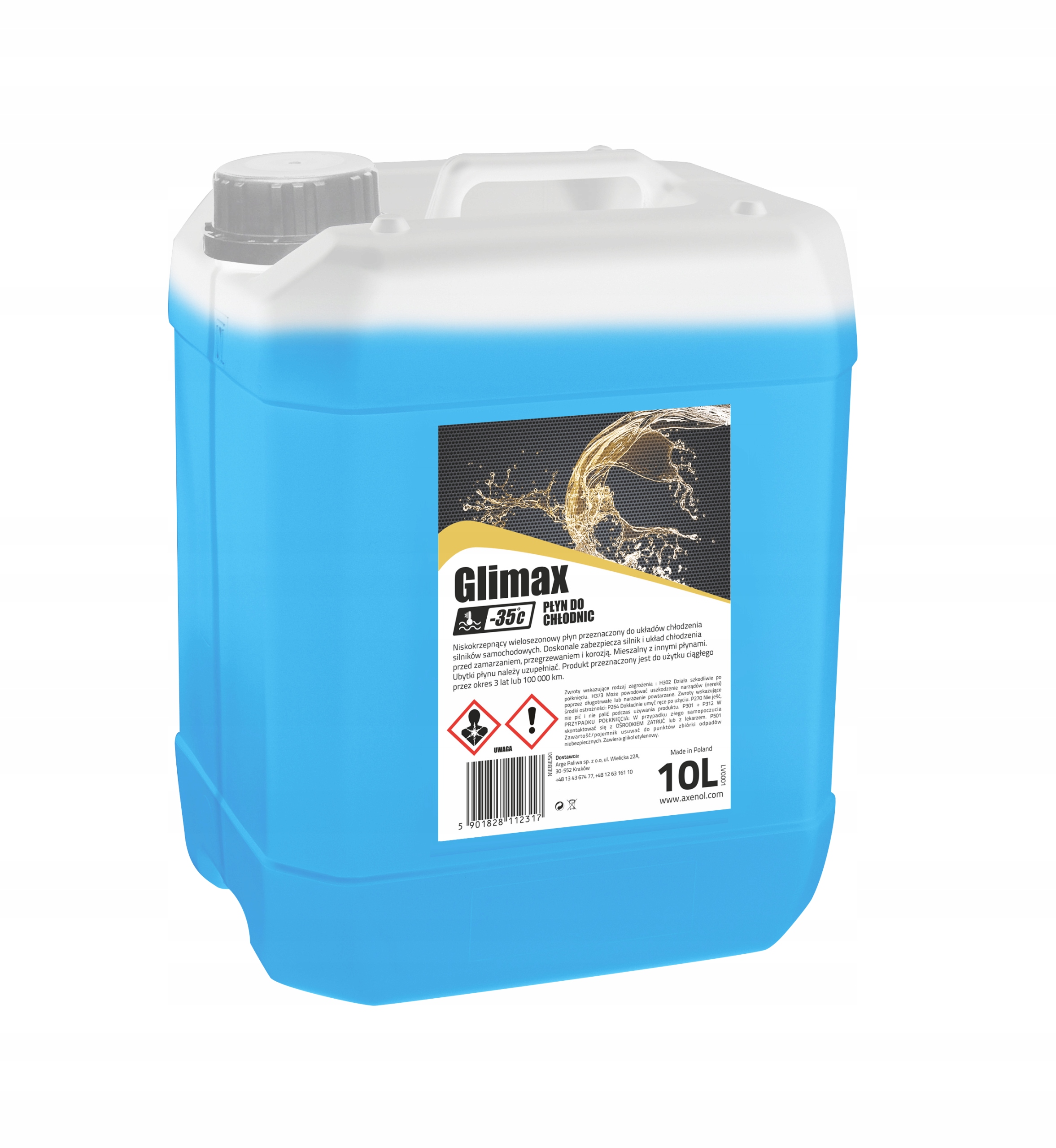 Axenol Glimax Płyn Niebieski -35* 10L