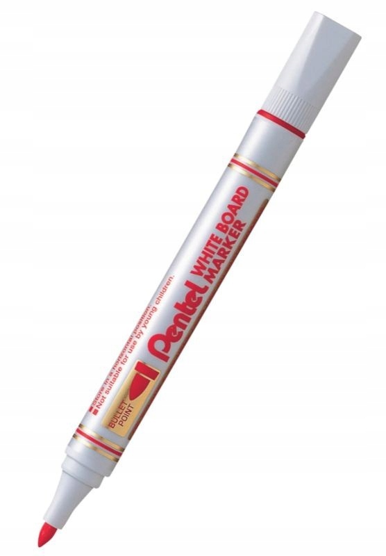 

Marker suchościeralny do tablic Pentel MW85 czerwo
