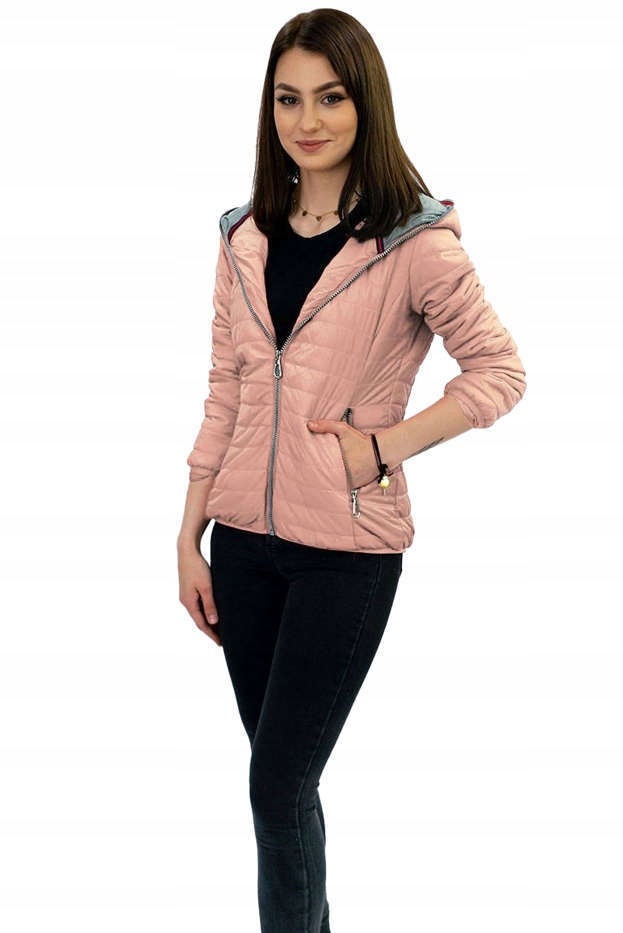 Bunda S S Kapucí DL011 Starorůžová XL (42)