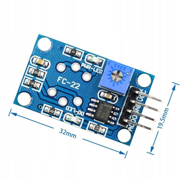 Czujnik alkoholu MQ-3 Model Czujnik alkoholu MQ-3