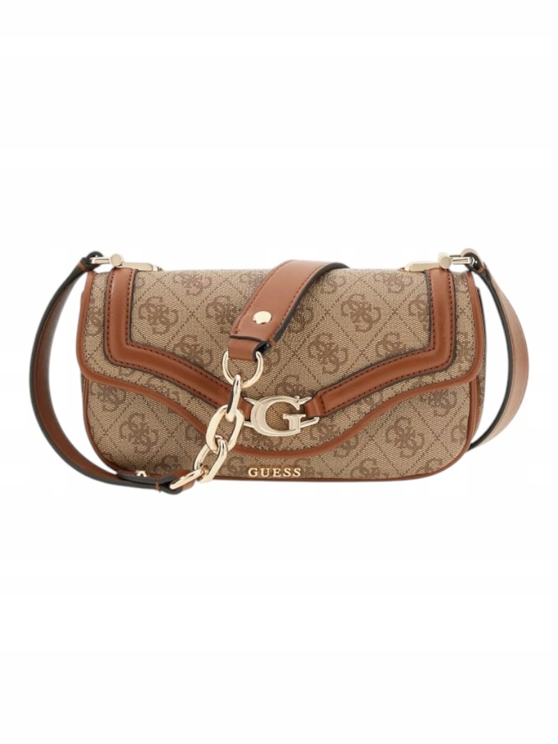 Guess Dámská Kabelka Dea Crossbody Flap Hnědá