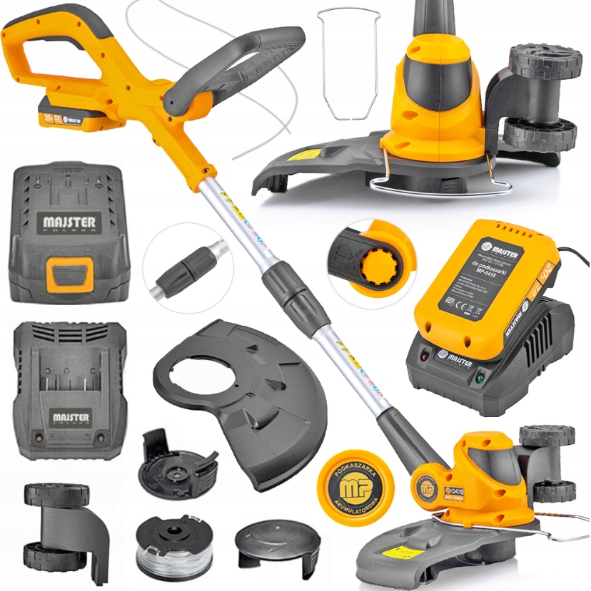 Podkaszarka Akumulatorowa Kosa Ogrodowa Wykaszarka Do Trawy Głowica MP0418