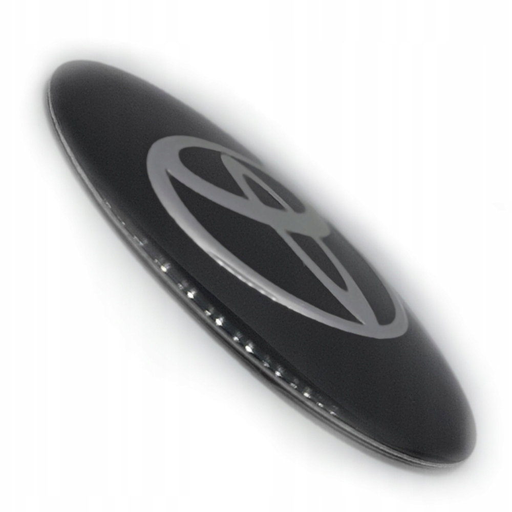 EMBLEMAT LOGO NALEPKA NAKLEJKA TOYOTA 60 mm CZARNA Marka Toyota