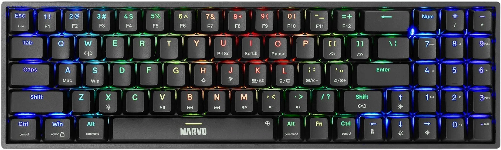Klávesnice Marvo Shogo 78 Černá